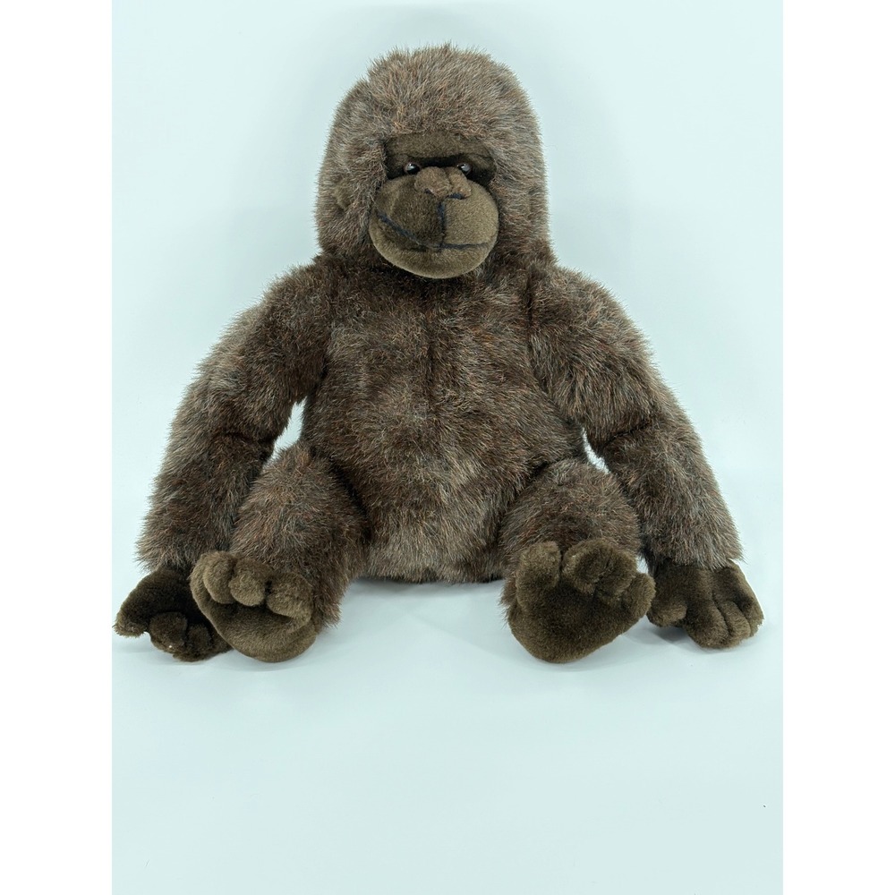 Russ Berrie Gorrbo Gorilla Plush Kids Brown Vintage Stuffed Animal Ape Korea